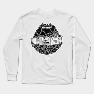 Colonial town and volcano Long Sleeve T-Shirt